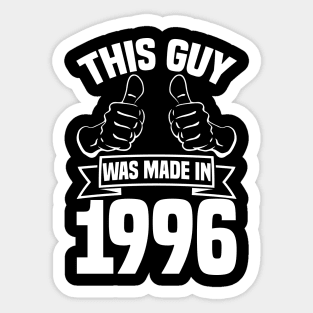 This guy was made in 1996 Sticker